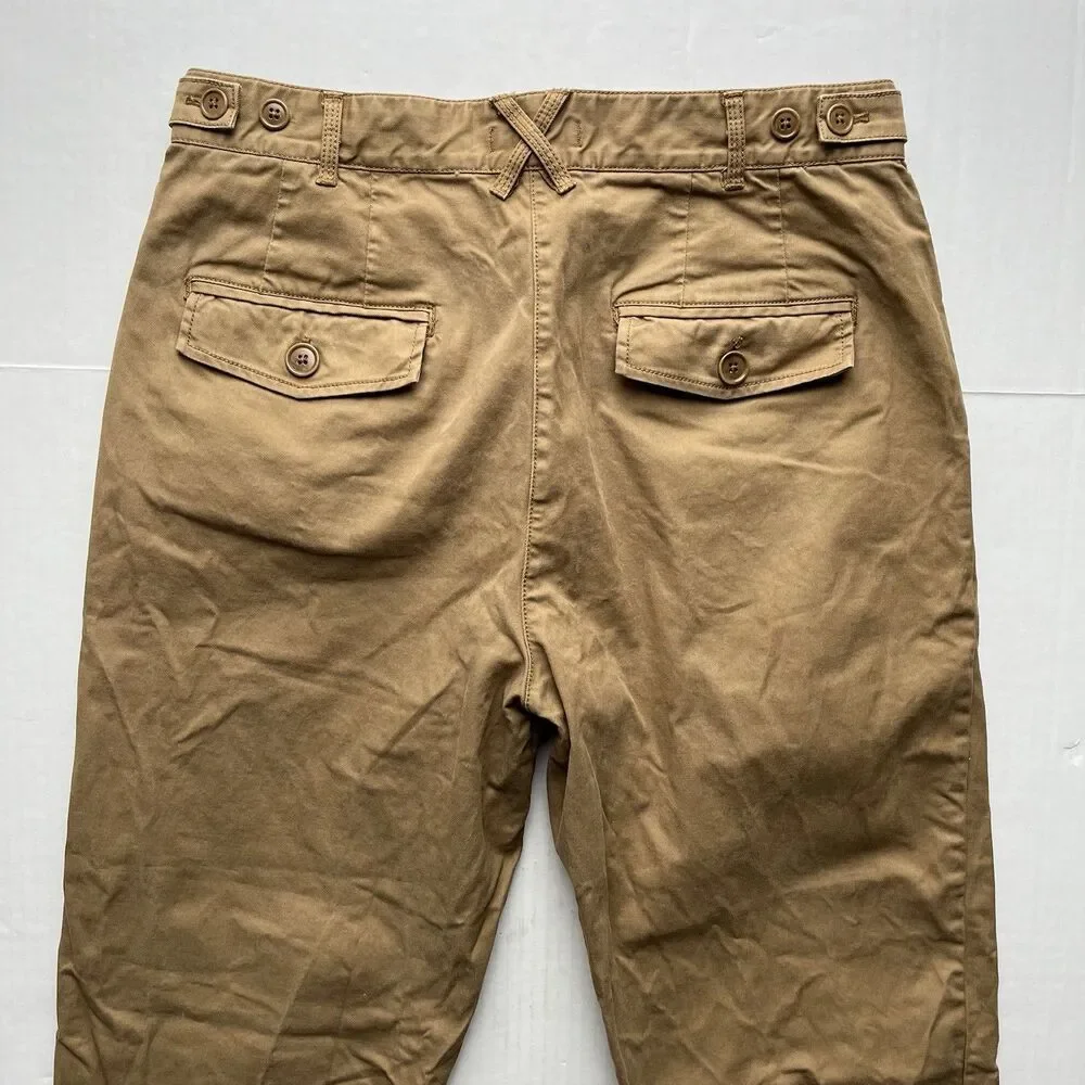 Alex Mill Chino Pants Mens 32X27 Button Fly Stretch Casual Tapered Twill Pants